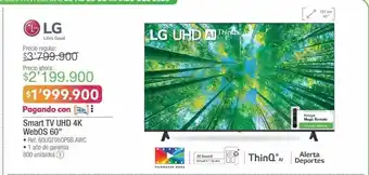 Jumbo Smart tv 60" lg oferta