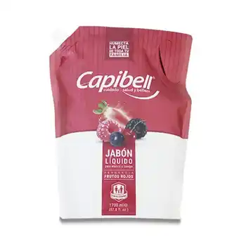 Makro Jabon liquido capibell frutos rojos 1700ml oferta