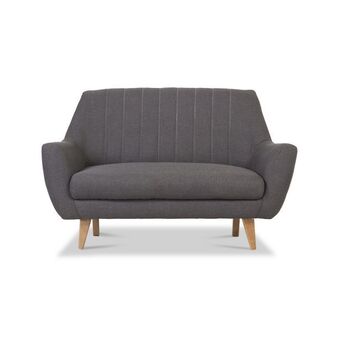 Muebles Jamar Sofá 2 puesto lugo lino cheer gris, natural oferta