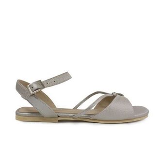 Mussi Sandalia plana de cuero morera oferta