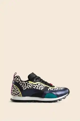 Vélez Tenis onix de cuero para mujer animal print oferta