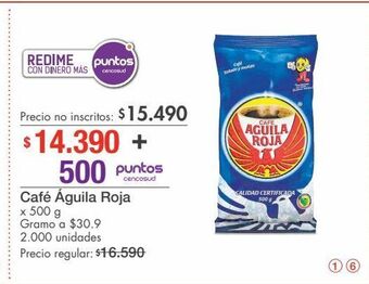 Metro Café aguila roja x 500g oferta