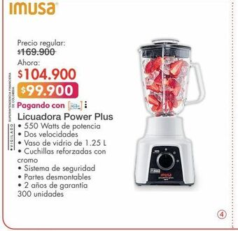 Metro Licuadora imusa oferta