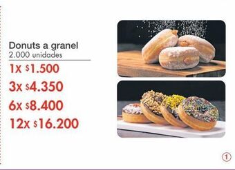 Metro Donuts a granel oferta