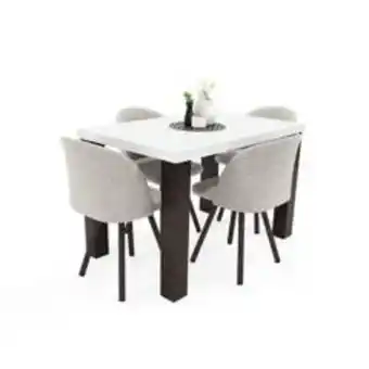 Falabella Juego de comedor miranda bakú 4 puestos oferta