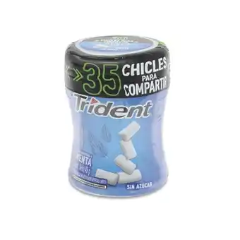 Makro Chicles trident menta botella 49.0g oferta
