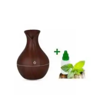 Falabella Humidificador difusor jarron cafe oscuro + esencia oferta