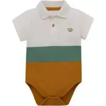 Falabella Body tipo polo para recién nacido niño verde offco oferta