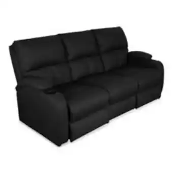 Falabella Sofa reclinable 3 puestos cuerina push arm new rest oferta