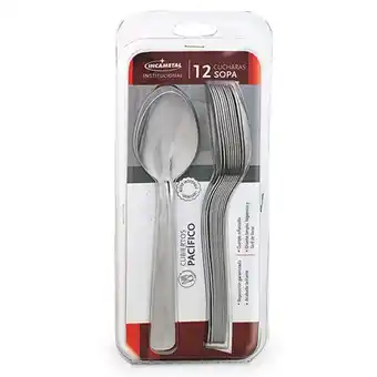 Makro Set cucharas incametal sopa 12u oferta