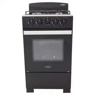 Alkomprar Estufa de Piso HACEB 4 Puestos Gas Natural Romero 50-T Negro oferta