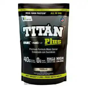 Alkomprar Proteína de Vainilla TITÁN PLUS 2 Libras oferta