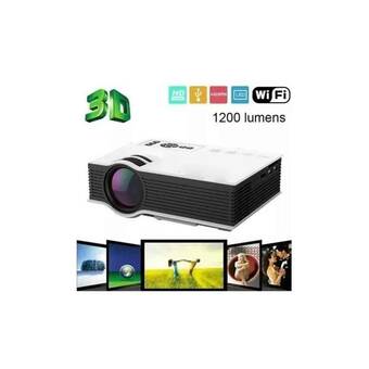 Falabella Mini proyector led full hd 1080p blanco uc- 68 oferta