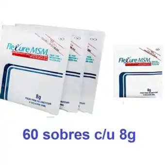 Linio Flexure msm x 60 sobres glucosamina condroitina msm oferta
