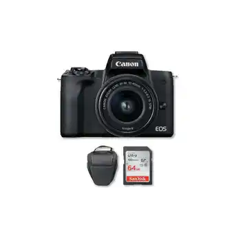 Falabella Canon m50 mark ii mirrorless 4k con lente 15-45mm oferta