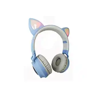 Falabella Diadema audífonos orejas de gato luces led mic oferta