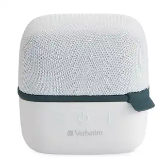 Falabella Parlante Verbatim con Micrófono Cubo Blanco Bluetooth oferta