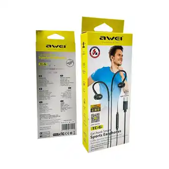Falabella Audífono cable deporte awei tc-6 negro oferta