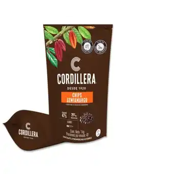 Makro Chips cordillera chocolate semiamargo 1000g oferta