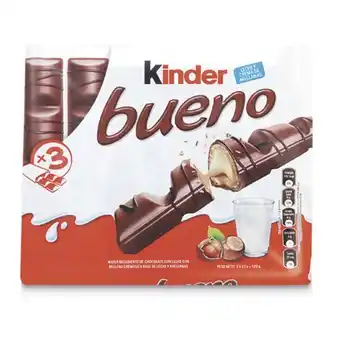 Makro Chocolatina kinder bueno 129g en 3u oferta