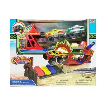 Alkosto Set de carros monster truck acción 10 piezas express wheels oferta