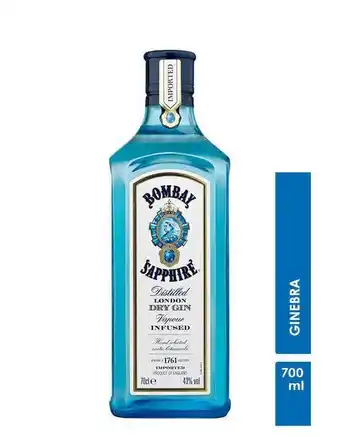 Carulla Ginebra sapphire 700 ml oferta