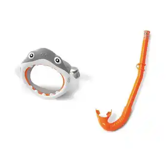 Alkosto Set buceo infantil máscara tiburón y tubo snorkel intex oferta