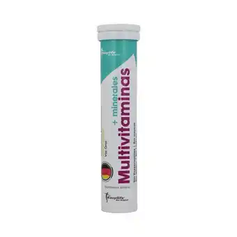 Cruz verde Multivitaminas + minerales tabletas efervescentes sabor limon tubo x 20 oferta