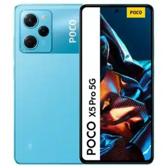 Linio Celular poco x5 pro 5g 256gb 8 ram 108mp azul oferta