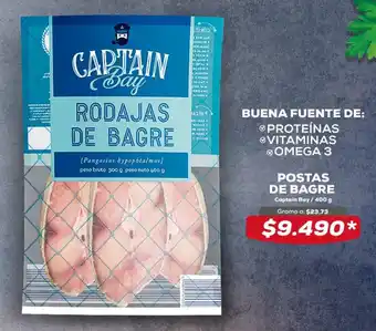 Tiendas D1 Postas de Bagre Captain Bay 400g oferta
