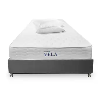 Éxito Combo base dreamer plus + colchon dreamon verona 100 x 190 cm dureza intermedia + almohada oferta