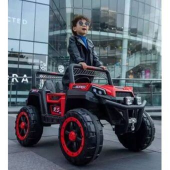 Linio Carro electrico niños buggy 12v llanta goma 5 motores oferta