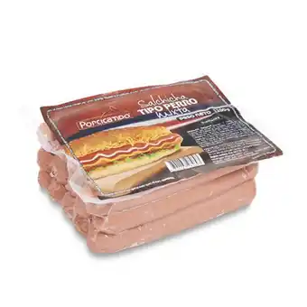 Makro Salchicha tipo perro porcicampo 1200gen15u oferta