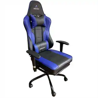 Éxito Silla gamer omega reclinable negra azul oferta