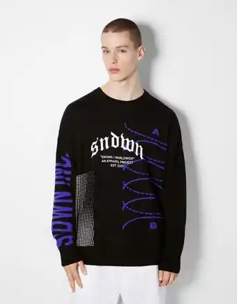 Bershka Jersey manga larga print oferta