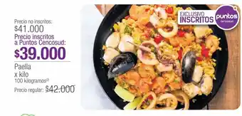 Jumbo Paella x kilo oferta