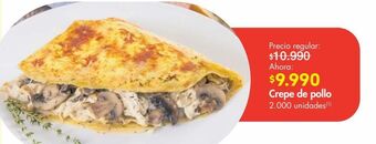 Metro Crepe de pollo oferta