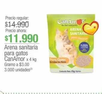Jumbo Arena sanitaria para gatos canamor x 4 kg oferta