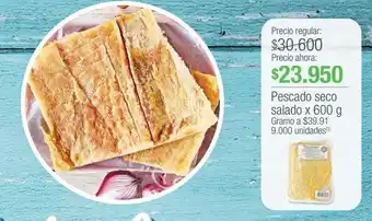 Jumbo Pescado seco salado x 600 g oferta