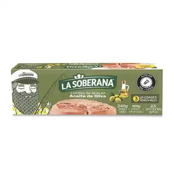Makro Atun la soberana aceite de oliva 80gx3u oferta