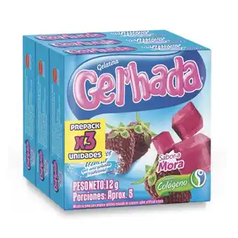 Makro Gelatina en polvo gelhada menos 98% de azucar 12gx3u oferta
