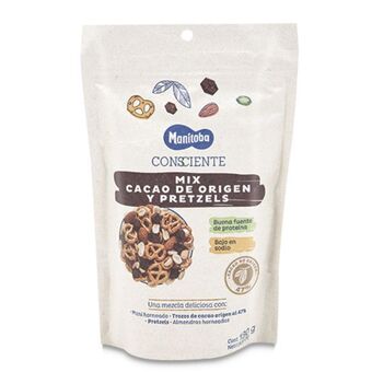 Makro Mix cacao de origen y pretzels manitoba 130g oferta