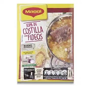 Makro Sopa en polvo maggi costilla con fideos 65g oferta