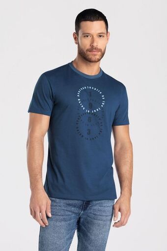 Pacífika Camiseta manga corta azul oferta