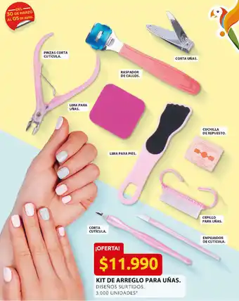 Ara Kit de Arreglo Para Uñas oferta