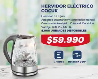 Tiendas D1 Hervidor Eléctrico Cocuk oferta