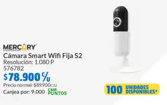 Homecenter Cámara Smart Wifi Fija S2 oferta