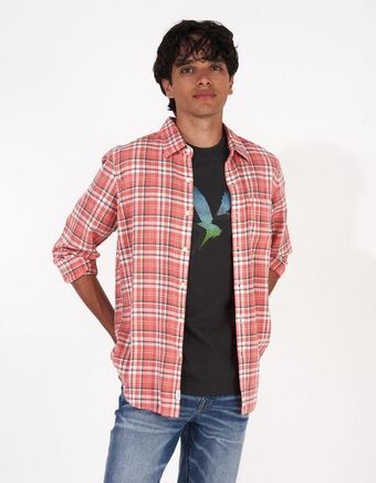 American Eagle Camisa ae slim fit con botones oferta