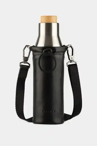 Vélez Porta botellas brunei de cuero termo metálico oferta
