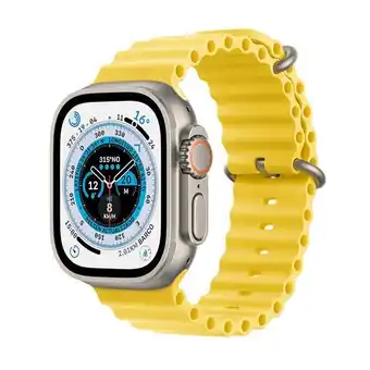 Alkosto Apple watch ultra gps + cellular de 49 mm caja de titanio, correa ocean amarillo oferta